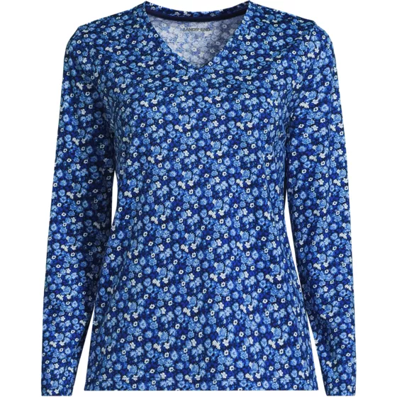 Women's Relaxed Supima V-neck T-shirt - primary