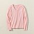 Plus Size Supima Cotton Long Sleeve V-Neck T-Shirt, Front