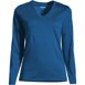 Women's Relaxed Supima Cotton Long Sleeve V-Neck T-Shirt, Front