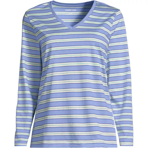 Women's Relaxed Supima V-neck T-shirt - primary