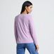 Women's Relaxed Supima Cotton Long Sleeve V-Neck T-Shirt, Back