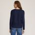 Women's Relaxed Supima Cotton Long Sleeve V-Neck T-Shirt, Back