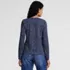 Supima Cotton Long Sleeve V-Neck T-Shirt, Back