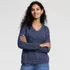 Supima Cotton Long Sleeve V-Neck T-Shirt, Front