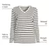 Supima Cotton Long Sleeve V-Neck T-Shirt, alternative image