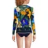 Women's Petite SunShade UPF 50 Long Sleeve Relaxed Rash Guard, Back