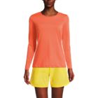 Women's Crew Neck Long Sleeve Rash Guard UPF 50 Swim Tee
