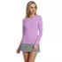 Women's Long Torso SunShade UPF 50 Long Sleeve Rash Guard Swim Tee, Front
