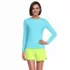 Women's SunShade UPF 50 Long Sleeve Rash Guard Swim Tee, Front