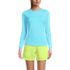 Women's Crew Neck Long Sleeve Rash Guard UPF 50 Swim Tee