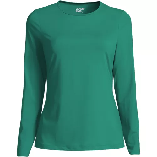 Women's SunShade UPF 50 Long Sleeve Rash Guard Swim Tee, Front