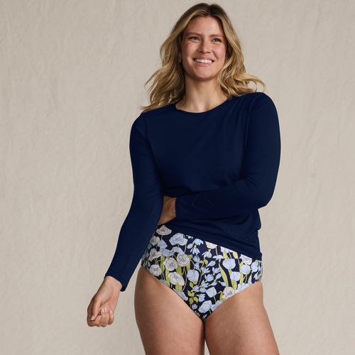 Image of Women's SunShade UPF 50 Long Sleeve Relaxed Rash Guard