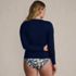 Women's Petite SunShade UPF 50 Long Sleeve Relaxed Rash Guard, Back