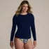 Women's Petite SunShade UPF 50 Long Sleeve Relaxed Rash Guard, Front