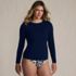 Women's Petite SunShade UPF 50 Long Sleeve Relaxed Rash Guard, Front