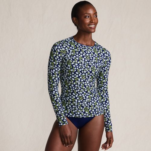 Women's SunShade UPF 50 Long Sleeve Relaxed Rash Guard, Front