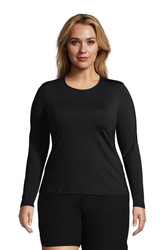 long sleeve rash guard plus size