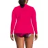 Women's Plus Size SunShade UPF 50 Long Sleeve Rash Guard Swim Tee, Back