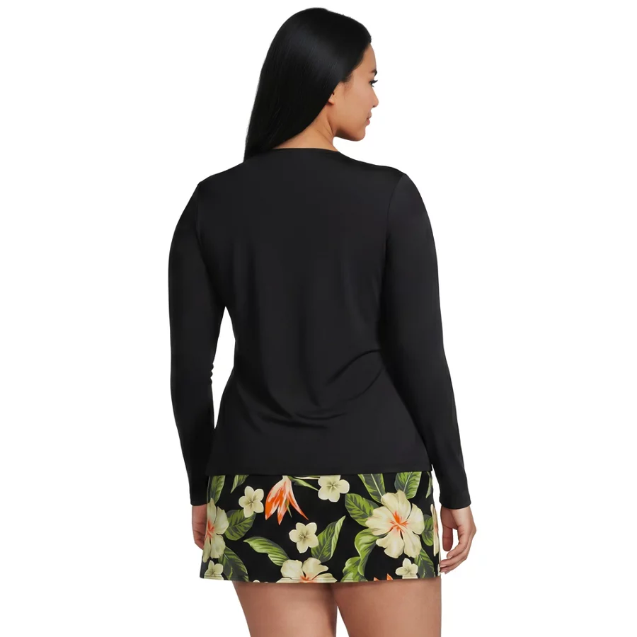 Women's Sunshade UPF 50 Long Sleeve Rash Guard Swim Tee view 4