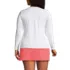Women's Plus Size SunShade UPF 50 Long Sleeve Rash Guard Swim Tee, Back