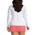 Women's Plus Size SunShade UPF 50 Long Sleeve Relaxed Rash Guard, Back