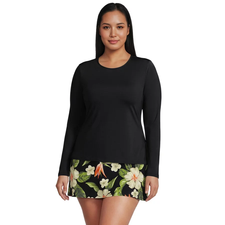 Women's Sunshade UPF 50 Long Sleeve Rash Guard Swim Tee view 5