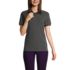 School Uniform Women's Banded Short Sleeve Fem Fit Mesh Polo, Front