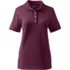 Women's Banded Short Sleeve Fem Fit Mesh Polo, Front