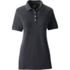 School Uniform Women's Banded Short Sleeve Fem Fit Mesh Polo, Front
