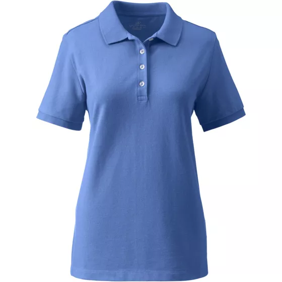 Women's Banded Short Sleeve Fem Fit Mesh Polo - primary