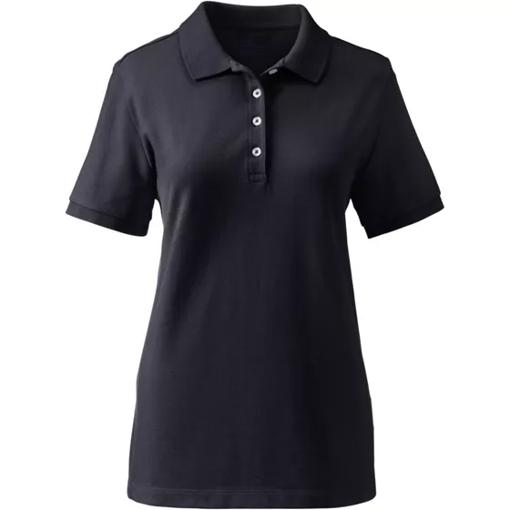 Women's Banded Short Sleeve Fem Fit Mesh Polo - primary