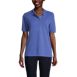 Women's Banded Short Sleeve Mesh Polo, Front