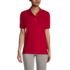 Women's Banded Short Sleeve Mesh Polo, Front