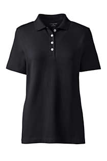 Women's Custom Embroidered Hemmed Short Sleeve Mesh Polo Shirt