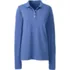 Women's Plus Size Long Sleeve Mesh Polo, Front