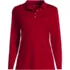 School Uniform Women's Signature Supima Long Sleeve Polo Shirt, Front