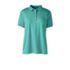 Women's Short Sleeve Feminine Fit Banded Pima Polo Shirt, Front