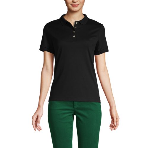 Women's Custom Logo Banded Cuff Short Sleeve Feminine Fit