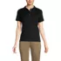 School Uniform Women's Short Sleeve Feminine Fit Banded Pima Polo Shirt, Front