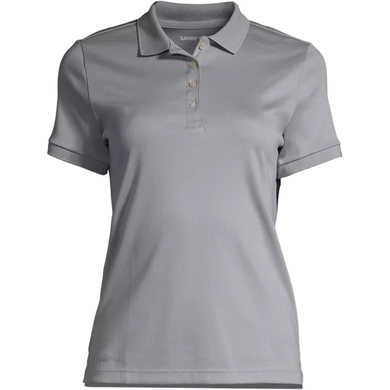 Women's Signature Supima Short Sleeve Signature Fit Polo Shirt, Front