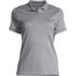 School Uniform Women's Short Sleeve Feminine Fit Banded Pima Polo Shirt, Front