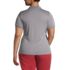 School Uniform Women's Plus Size Short Sleeve Feminine Fit Banded Pima Polo Shirt, Back