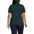 School Uniform Women's Plus Size Short Sleeve Feminine Fit Banded Pima Polo Shirt, Back