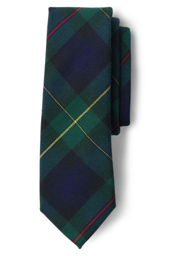 School Uniform Plaid Tie from Lands' End