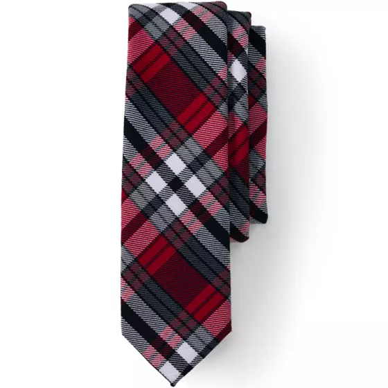Kids Plaid Tie - primary