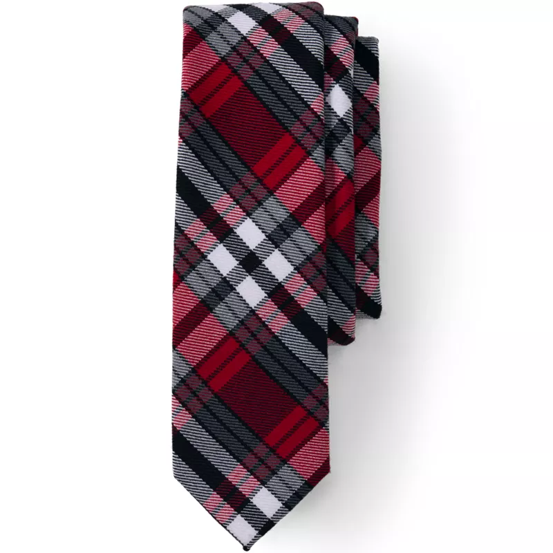Kids Plaid To Be Tied Tie, Front