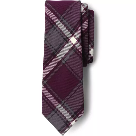 Kids Plaid Tie - primary