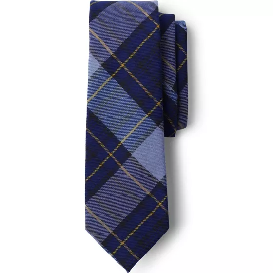 School Uniform Plaid Tie - primary