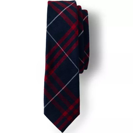 Kids Plaid Tie - primary