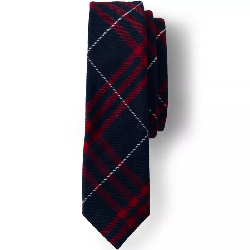 Kids Plaid To Be Tied Tie, Front
